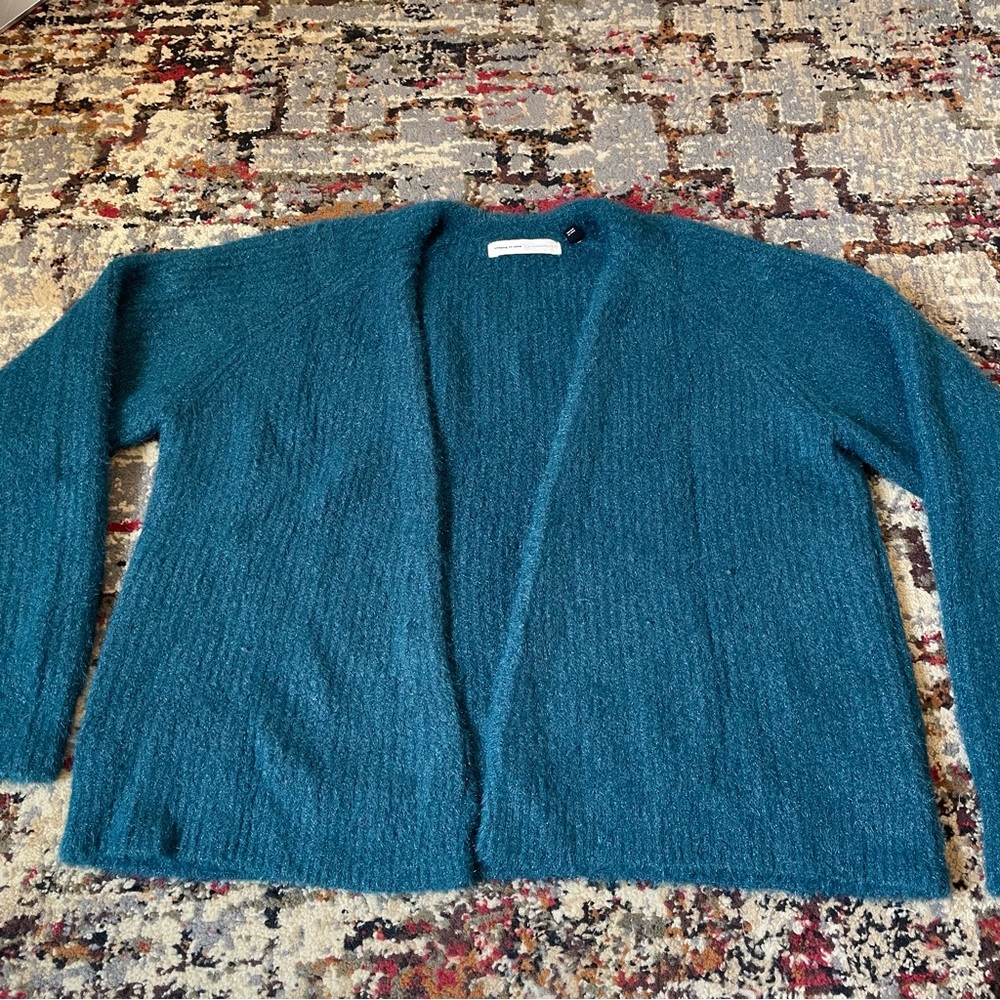 Super Soft Sleeping On Snow Blue cardigan